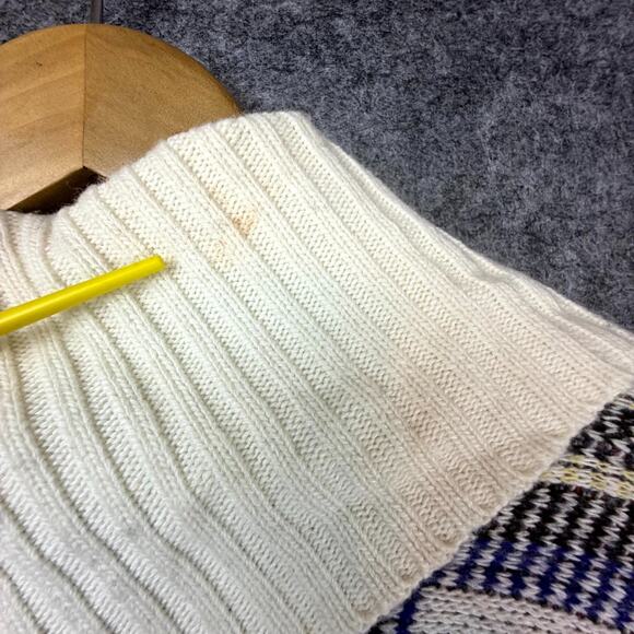 Lauren Ralph Lauren Poncho Sweater Womens S/M Cape Preppy Equestrian Black Label - Picture 7 of 7